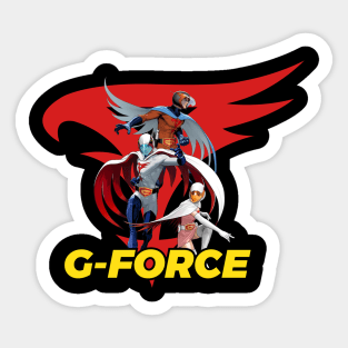 G Force Battle of the planets Sticker